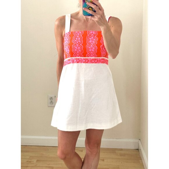 Vintage 60s Handmade Tennis Dress – Preppy Sundress Style, Tenniscore Chic - Picture 5 of 8